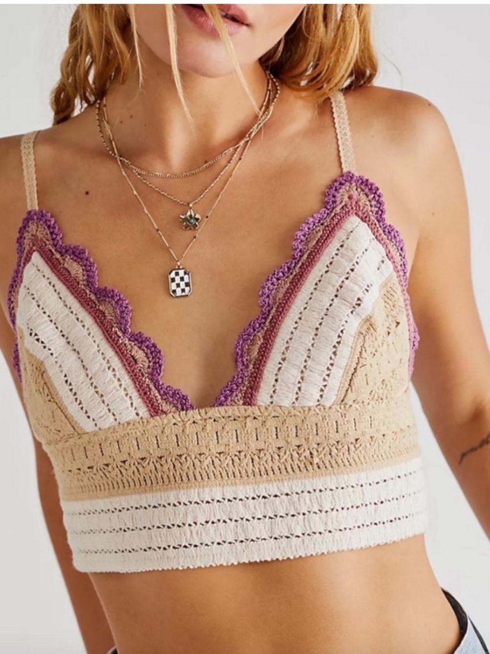 Free People Another Weekend Longline Bralette NTW